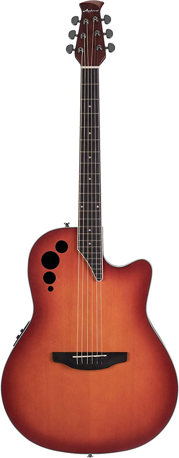 Ovation Applause Elite Super Shallow Acoustic-Electric Guitar (Honey Burst Satin)