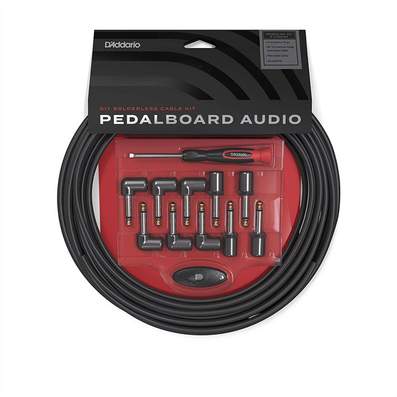 D'Addario DIY Solderless Custom Cable Kit, 40 feet, 10 plugs