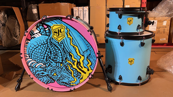 SJC Custom Drums Josh Dun Shy Away 3-piece Shell Pack
